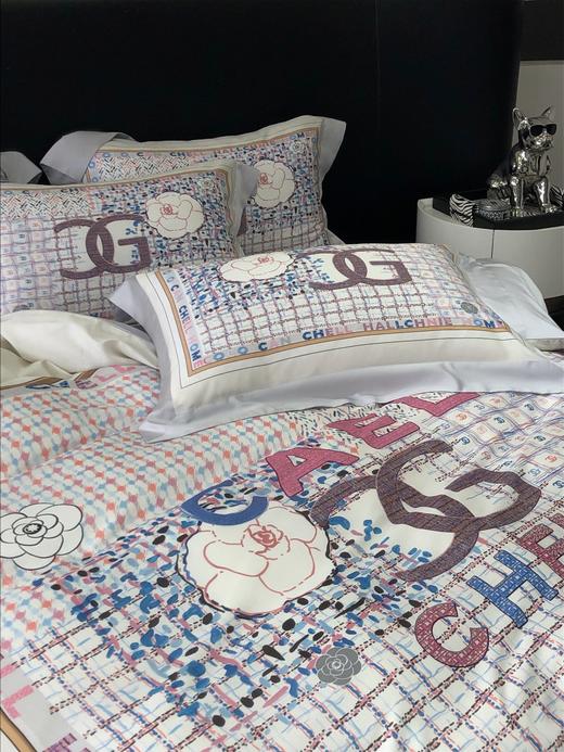 利路米百支天丝棉缎四件套 魅丽山茶 商品图0