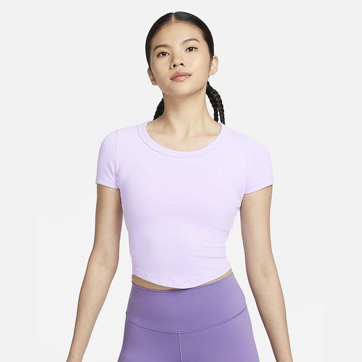 【小码特惠】Nike/耐克ONE DRI-FIT女子上衣速干短袖夏短款针织衫运动T恤FN2805-512 商品图0