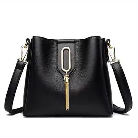 木林森 129888韩版流苏斜挎水桶包-喜出 3天发