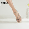 Safiya/索菲娅2024年仙女风水钻露趾百搭单鞋外穿套脚休闲凉鞋 SF42115041 商品缩略图8