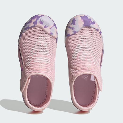 【自营】adidas/阿迪达斯  女童鞋小童小浮艇宝宝魔术贴包头运动凉鞋 FZ6509 商品图3
