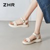 ZHR则则厚底运动凉鞋女2024年新款夏季百搭耐磨软底沙滩罗马鞋 商品缩略图6