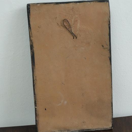 欧洲立体浮雕手绘陶板画 祈祷的女子 商品图4