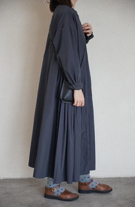 ECOLE DE CURIOSITES 女装大衣长袖无领长外套 商品图3