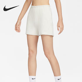 Nike/耐克新款女士简约运动休闲透气针织短裤FN3675-104