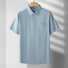【莫代尔】【新款DDS】大依优型大码男装短袖衬衫加肥加大t恤大号胖子男士上衣夏季半袖休闲商务 商品缩略图2