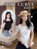 男女士简约百搭长绒棉圆领螺纹棉T恤短袖高弹舒适8023/2000 商品缩略图3