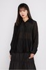 ANSUABEL 微透宽松黑色衬衣 11263 商品缩略图0