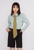 ANSUABEL 领带装饰泡泡袖衬衣 11268 商品缩略图0