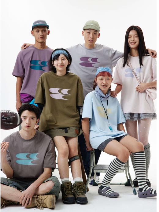 24莫兰迪低饱和多色3C经典LOGO短袖teeT恤 商品图0