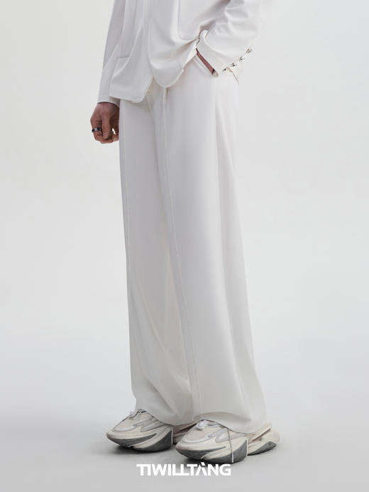 TIWILLTANG启世录“鹭序鸳行”怀梦少年感松弛气质闪光西装套装夏 商品图4