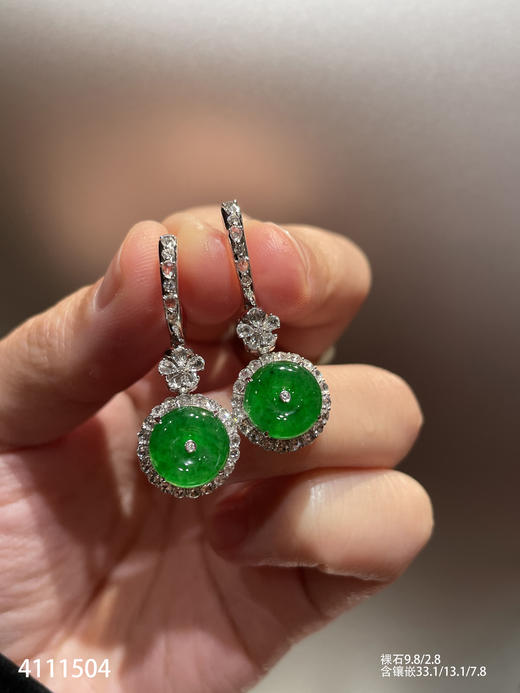 4111504，平安扣耳坠吊坠两用款。具体价格微信咨询 商品图2