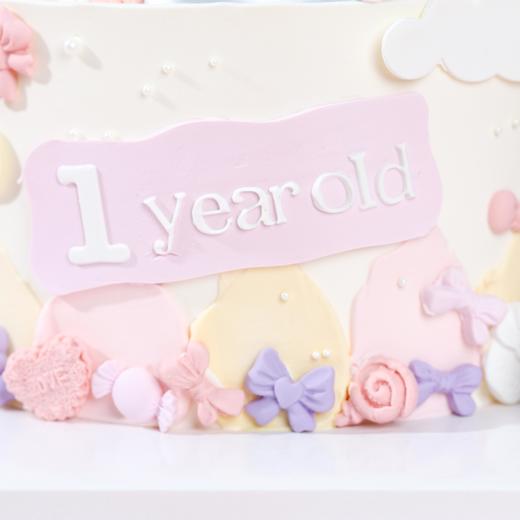 【提前一天预定】可爱兔子·城堡蛋糕【C4756】 商品图3