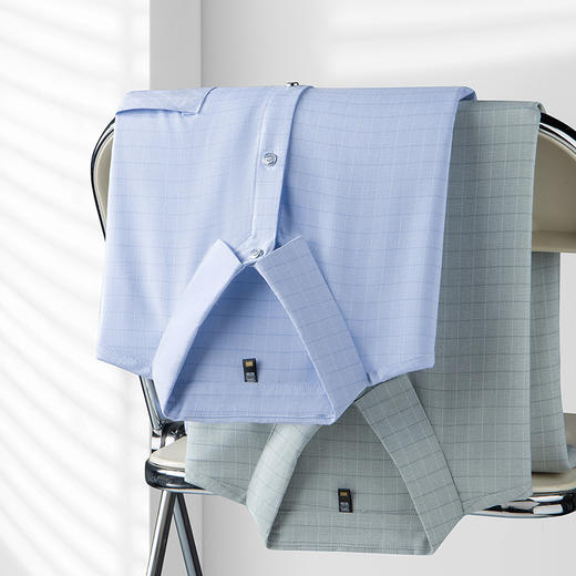 【莫代尔】【新款DDS】大依优型大码男装短袖衬衫加肥加大t恤大号胖子男士上衣夏季半袖休闲商务 商品图2