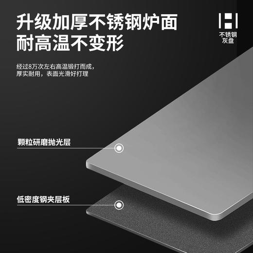 桌面露营户外不锈钢烧烤架 商品图3