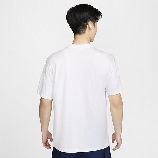 Nike/耐克短袖男夏季新款运动白色圆领刺绣鞋标T恤FV3752-100 商品图1