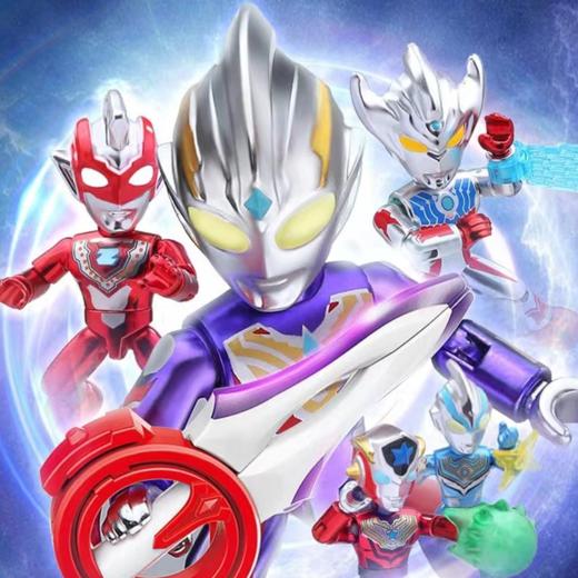 奥特曼经典款第4弹可动积木人仔 启蒙积木 儿童玩具 商品图0