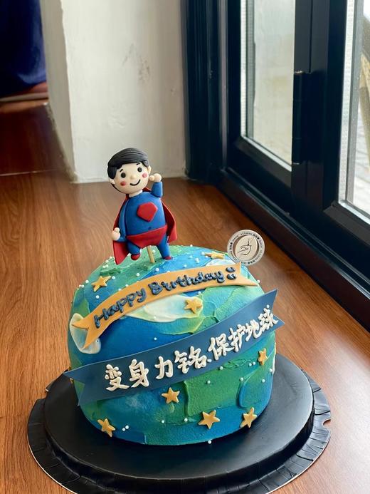 超人翻糖蛋糕 商品图0