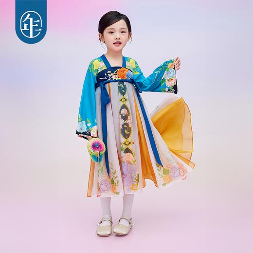 【花光柳影】年衣女童汉服裙春季新款女孩新中式连衣裙改良襦裙G 商品图1