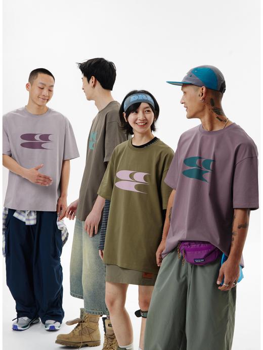 24莫兰迪低饱和多色3C经典LOGO短袖teeT恤 商品图1