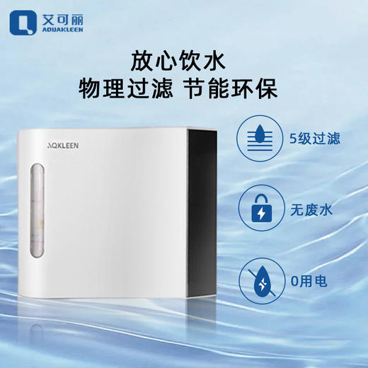 艾可丽赫斯提亚C300 家用净水器超滤五级过滤自来水厨下净水机 商品图4