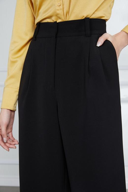 LNNNS 简约直身黑色长裤 11325 商品图3