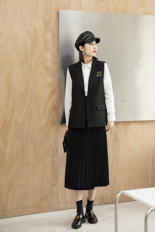 L5053#韩版休闲复古格子显瘦必备西装马甲 商品图1