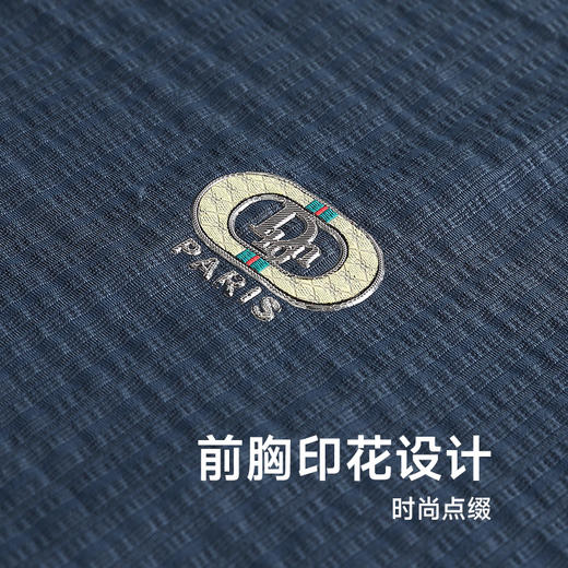 【Q】【冰丝高弹】【新款DGD】大依优型大码短袖T恤圆领夏季加肥加大休闲商务舒适宽松透气男装上衣肥佬半袖 商品图2