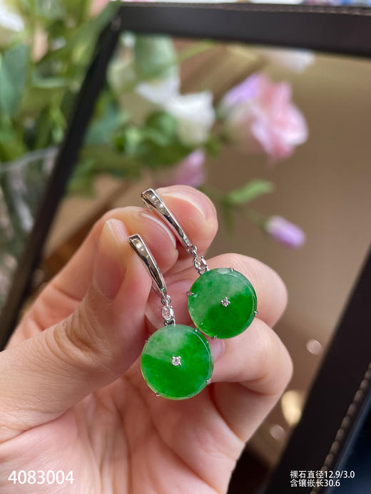 4083004，平安扣耳坠。具体价格微信咨询 商品图2