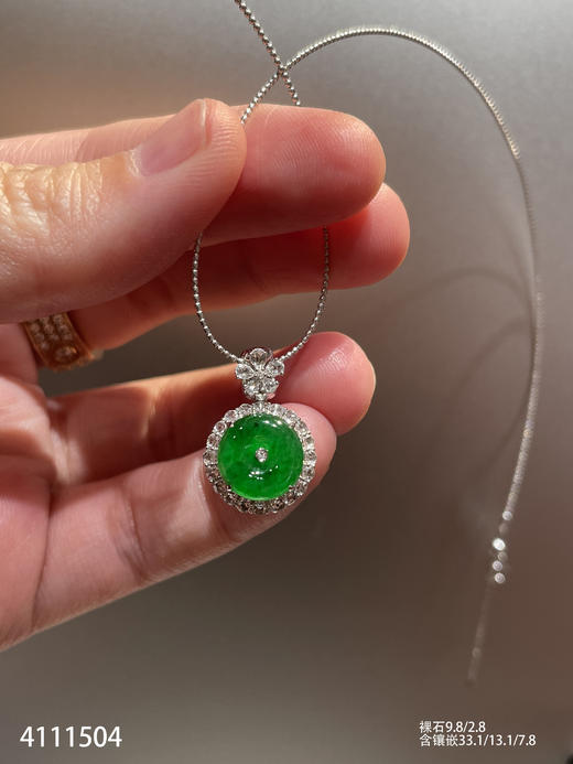 4111504，平安扣耳坠吊坠两用款。具体价格微信咨询 商品图6