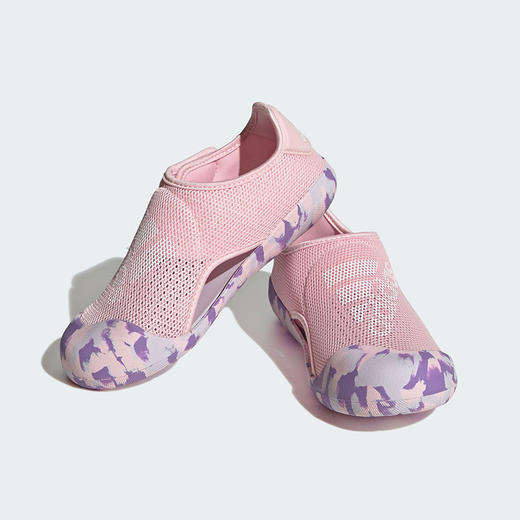【自营】adidas/阿迪达斯  女童鞋小童小浮艇宝宝魔术贴包头运动凉鞋 FZ6509 商品图2