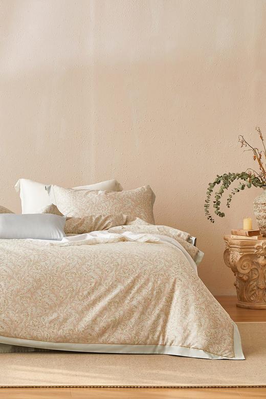 利路米新款美式长绒棉贡缎四件套 薇洛 商品图0