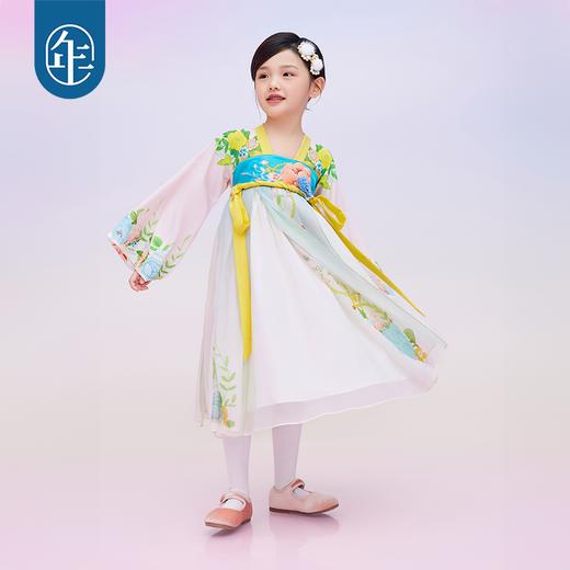 【花光柳影】年衣女童汉服裙春季新款女孩新中式连衣裙改良襦裙G 商品图3
