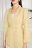 LNNNS 黄色双排扣绑带收腰西装外套 11307 商品缩略图3