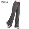 BWELL抽绳侧开衩阔腿裤BWY7604K 商品缩略图0