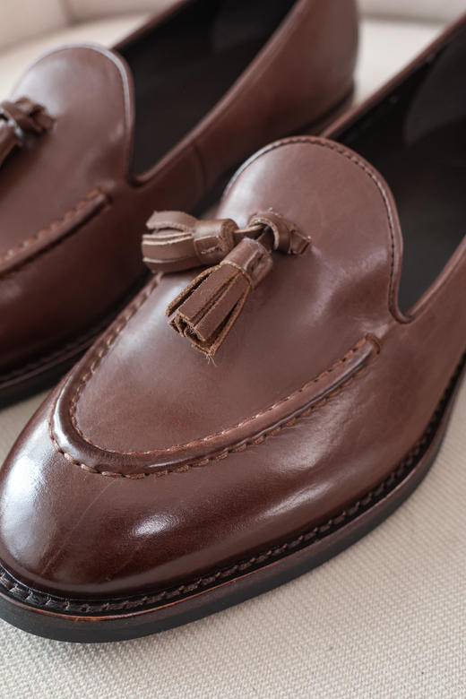 英伦流苏真皮乐福鞋 商品图2