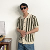 徐太浪美式度假风条纹短袖Polo衫男夏季痞帅撞色翻领休闲半袖上衣 商品缩略图2