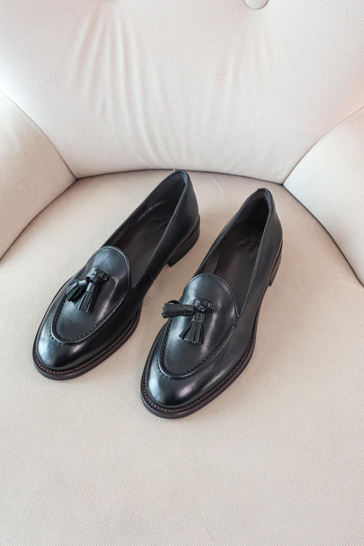 英伦流苏真皮乐福鞋 商品图4