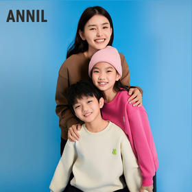 【抗菌防螨虫】男女童凉感圆领长袖卫衣亲子装安奈儿童装实体店同款AM331918