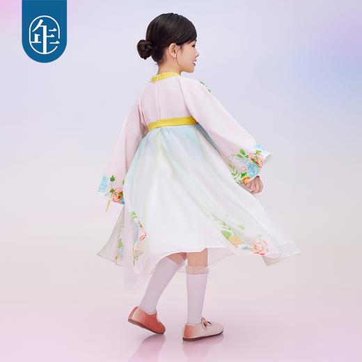 【花光柳影】年衣女童汉服裙春季新款女孩新中式连衣裙改良襦裙G 商品图4