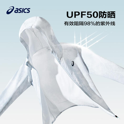 ASICS/亚瑟士童装2024春夏季男女童UPF50+渲染针织防晒服防紫外线 商品图3
