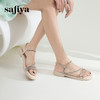 Safiya/索菲娅2024年仙女风水钻露趾百搭单鞋外穿套脚休闲凉鞋 SF42115041 商品缩略图7
