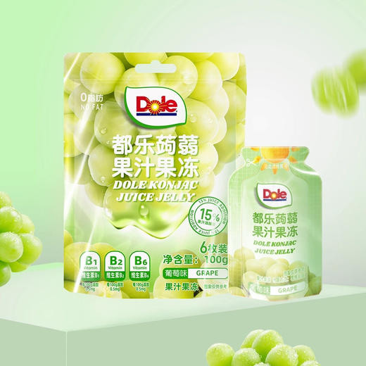 都乐蒟蒻果汁果冻柠檬味100g 商品图2