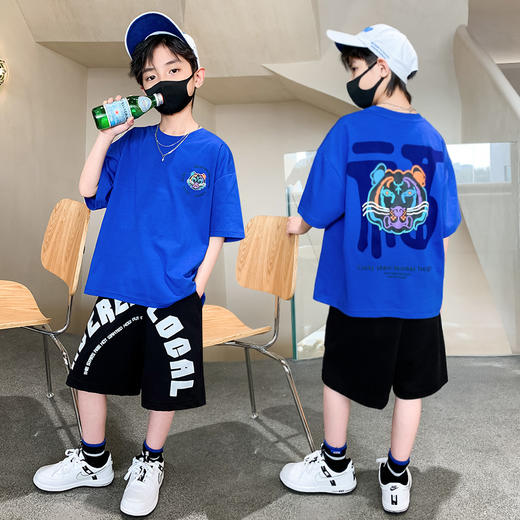 【高品质童装49/任选2件】50色90-170码男女短袖t恤纯棉夏季新款儿童宝宝半袖上衣聚 商品图2