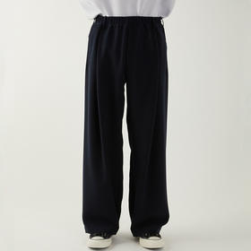 N.HOOLYWOOD TUCKED EASY PANTS 抗皱垂坠宽松休闲阔腿裤