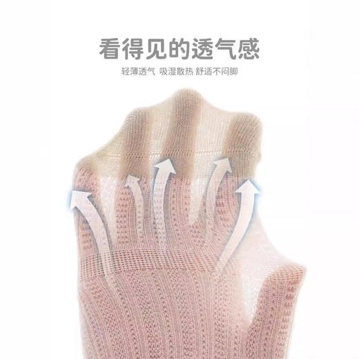 【3双装】宝宝过膝袜夏季薄款网眼防蚊袜 无骨精梳棉不勒脚新生儿袜子xs-m 商品图1