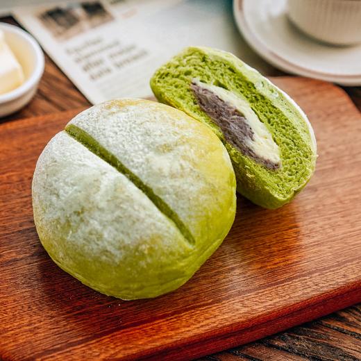 抹茶红豆奶酪米面包 商品图0