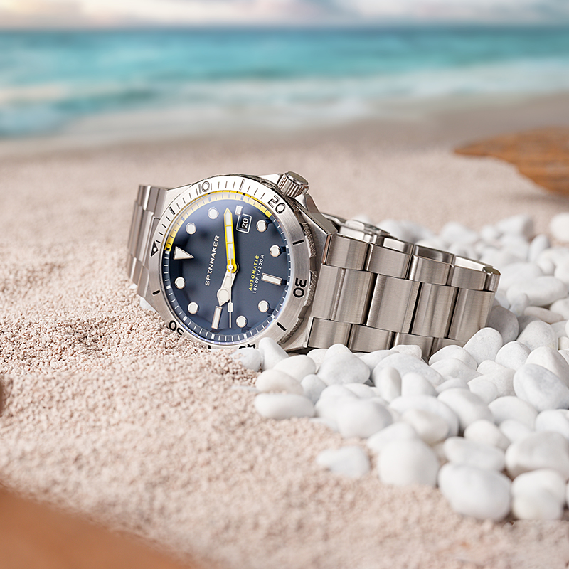 新款|英国SPINNAKER三角帆限量版自动机械表BOETTGER防水夜光5083