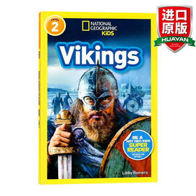 National Geographic Kids Readers L2 Vikings 英文原版 国家地理分级读物第2级 维京人 儿童启蒙绘本 英文版 进口英语原版书籍