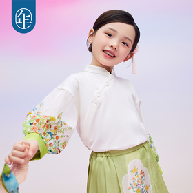【花漾年华衬衫】年衣女童新中式衬衫新款儿童国风长袖衬衣